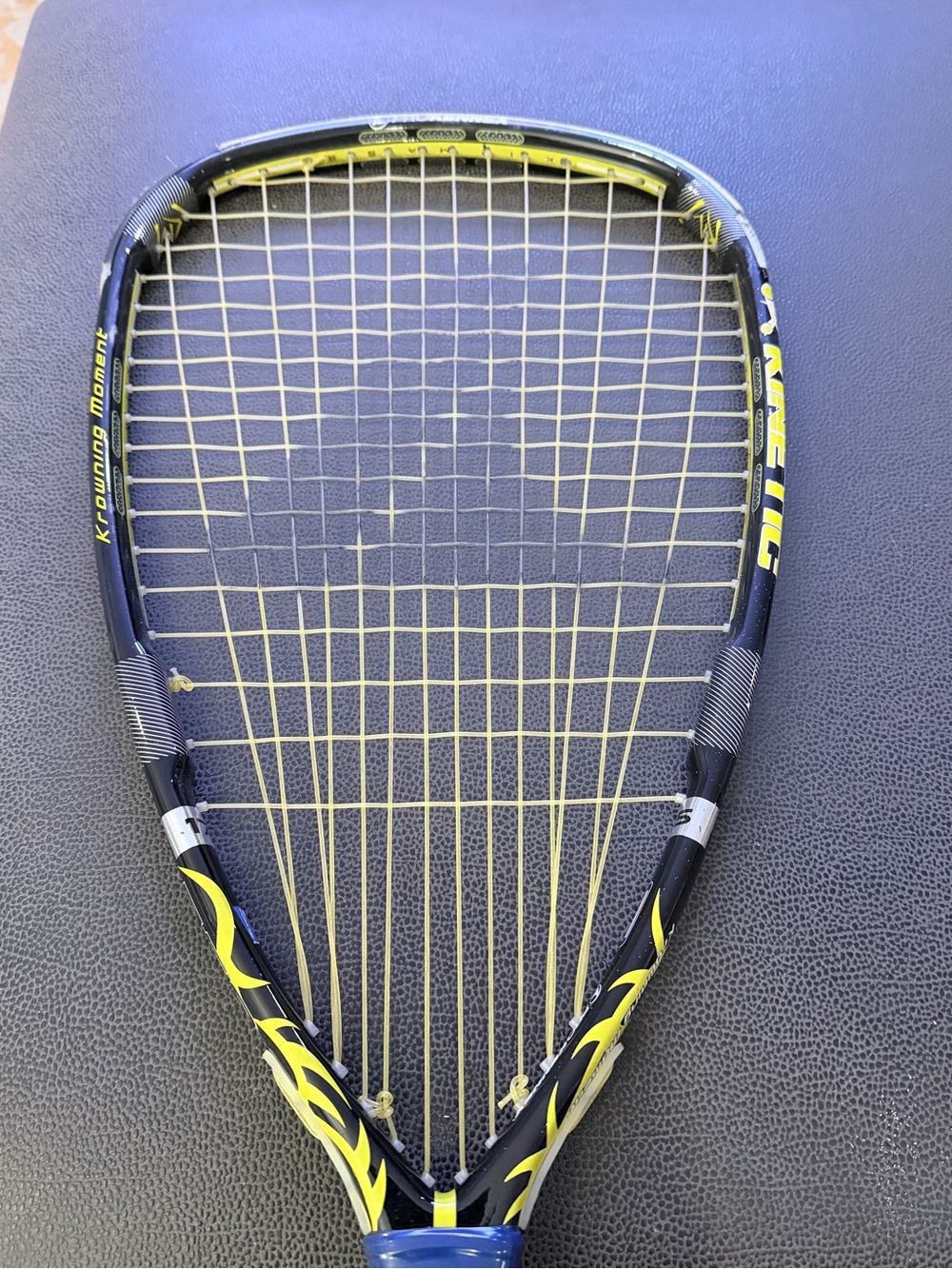 Blue and Yellow Racketball Racket - Picture 3 of 7